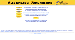 Desktop Screenshot of annuaire-kine.com